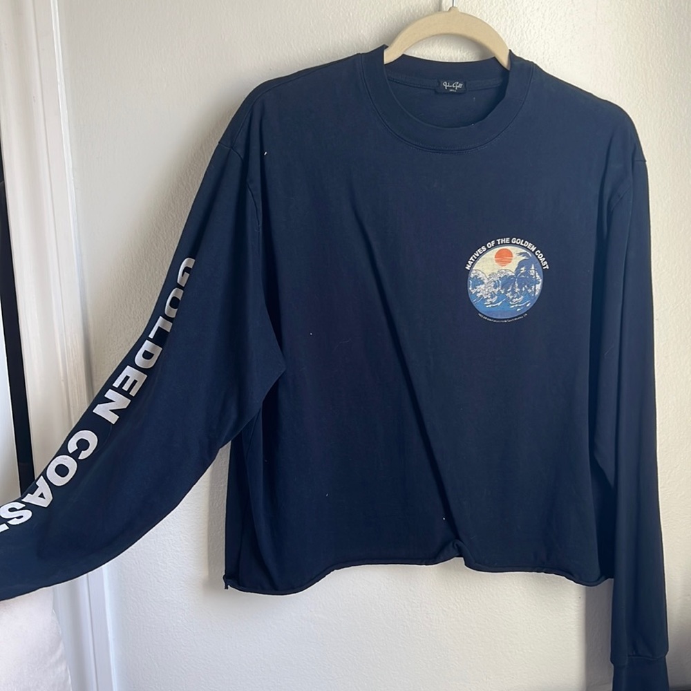 Brandy Melville Golden Coast T Shirt Long Sleeve